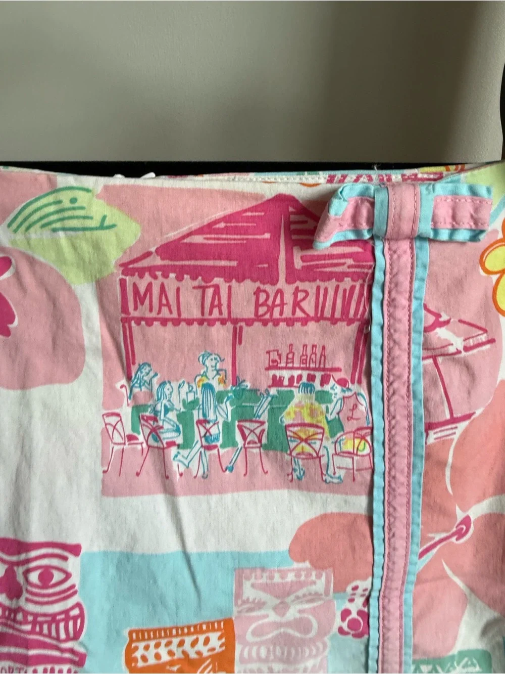 🌺 Lilly Pulitzer Hawaiian Patchwork Skort – Size 2 - Picture 2 of 10